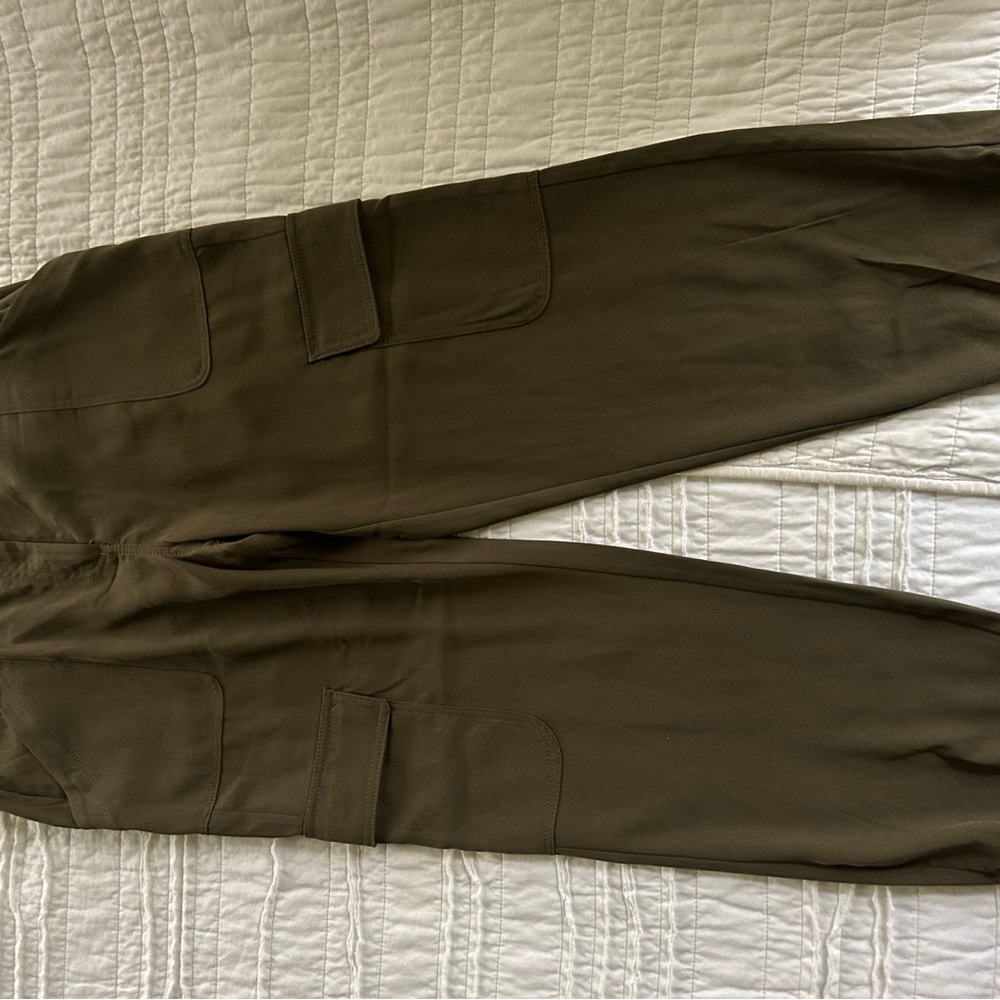Max Studio Olive Cargo Joggers